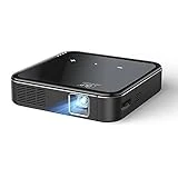 Mini Beamer, Akiyo Z9 DLP Kurzdistanz Beamer mit Eingebautem Akku und Outdoor-Fähigkeit, 100'...