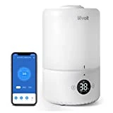 LEVOIT 3L Top Fill Luftbefeuchter, 360° Drehbare Düse Cool Mist Humidifier, 300 ml/H Nebelvolumen,...