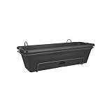 elho Green Basics Balkonkasten All-in-One Geländertopf 50cm - Lebhaft Schwarz
