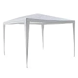 Nexos GM36000 PE-Pavillon Partyzelt für Garten Terrasse Markt Camping Festival als Unterstand und...