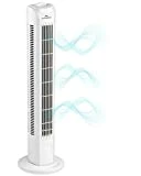 Commodoor Turmventilator 78cm - 3 Geschwindigkeitsstufen - TÜV geprüft -zuschaltbare...
