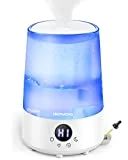 Luftbefeuchter für Schlafzimmer, Homvana 3L Kühler Nebel Ultraschall Verdampfer für Babyzimmer...