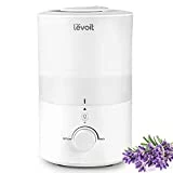 LEVOIT Top-Fill Luftbefeuchter 3L mit Nachtlicht, Spülmaschinenfest, 360° Drehbare Dampfdüsen, 25...