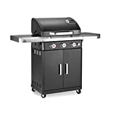 LANDMANN Rexon cooK PTS 3.1 Gasgrill | 3+1 stufenlos einstellbare Edelstahlbrenner | cooK-Zone für...