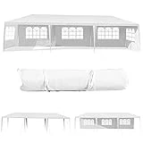 RELAX4LIFE 3x9m Gartenpavillon, Partyzelt Faltbar & Wasserdicht, Gartenzelt mit 5 abnehmbaren...