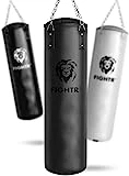 FIGHTR® Boxsack gefüllt/ungefüllt - extrem robust & langlebig | Boxsack Set inkl....