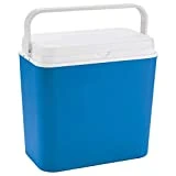 Linder Exlusiv Kühlbox 24 Liter groß - Isolierbox blau/weiß - Made in Europe