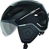 ABUS Stadthelm Pedelec 2.0 ACE - Fahrradhelm mit Rücklicht, Visier, Regenhaube, Ohrenschutz - für...