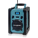 Blaupunkt BSR 20 Baustellenradio mit Akku – Tragbares Radio mit Bluetooth robust (AUX-IN, 5 Watt...