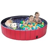 Hundepool Swimmingpool Für Hunde und Katzen Schwimmbecken Hund Planschbecken Hundebadewanne...