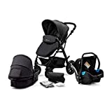 Kinderkraft Kinderwagen 3 in 1 MOOV Kinderwagenset Sportwagen Buggy und Tragewanne in Einem...