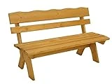DEGAMO Gartenbank Freital 3-sitzer 150cm, Massive Kiefer imprägniert