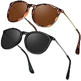 Ulknyss Sonnenbrille Damen Polarisiert Retro Runde Sonnenbrillen UV400 Schutz Vintage Sunglasses...