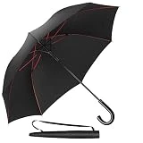 Newdora Stockschirm Regenschirm Windproof Manuelles Schließen Fiberglas Rippen Golf Umbrella...