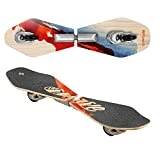 Streetsurfing Street Surfing Wooden Waveboard Wave Rider-Abstract, 500079, M