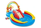 Intex Rainbow Ring Play Center - Kinder Aufstellpool - Planschbecken - 297 x 193 x 135 cm - Für 3+...