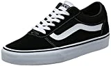 Vans Herren Ward Sneaker, Schwarz Suede Canvas Black White, 43 EU