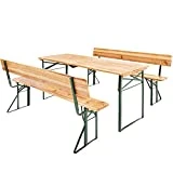 TecTake Bierzeltgarnitur Festzeltgarnitur Biertisch Stehtisch klappbar | Verschiedene Modelle (Typ 4...