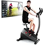 Sportstech Ergometer ESX500 mit Smartphone App Steuerung + Google Street View Lauf + 5,5 Zoll...