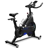 Dripex Heimtrainer Fahrrad Indoor Hometrainer Ergometer mit Stahlschwungrad, Magnetbremse,...