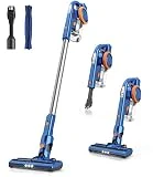Akku Staubsauger, ORFELD Staubsauger Kabellos 6 in 1, Bis zu 50 Min Laufzeit, LED Elektrobürste,...