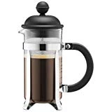 Bodum 1913-01 CAFFETTIERA Kaffeebereiter (French Press System, Permanent Edelstahlfilter, 0,35...