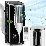 Klarstein Mobile Klimaanlage, 4-in-1 Klimagerät, Luftentfeuchter, Ventilator & Nachtmodus,...