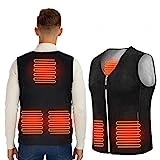 ISOPHO Beheizte Weste Damen Herren, Beheizbare Weste USB Lade Heizweste Unisex Wärmende Beheizte...