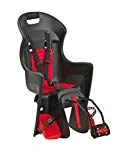 Polisport Kindersitze/fahrradsitz Boodie, Schwarz/Rot, PO8630400006