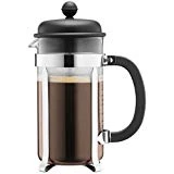 Bodum CAFFETTIERA Kaffeebereiter (French Press System, Permanent Edelstahlfilter, 1,0 liters)...