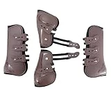 Merauno® Gamaschen pferde reflektierendes Band 4er Set Sehne Schützer Fetlock Pferdesprungschutz...