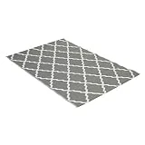 greemotion Outdoor-Teppich Santo aus 100 % Polypropylen, grauer Teppich mit Muster, pflegeleichter...