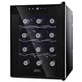 Cecotec Weinkühlschrank von 8-16 Flaschen. Tür aus Kristall- Design, Paneel Taktil und LED...