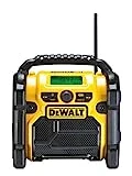 DeWalt Akku- und Netz-Radio/ Baustellen-Radio (DAB(DAB(+)/FM Stereo/FM, für 10,8 - 18 V, 3.5 mm Aux...