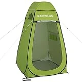 SONGMICS Pop-Up-Zelt, Toilettenzelt, Umkleiderzelt, für Outdoor, Camping, Angeln, Strand, Dusche,...