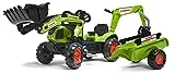 Falk – 2040N – Outdoor-Spielzeug – Baggerlader Claas Arion 410 + Anhänger +...