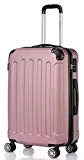 2045 Hartschale Koffer Kofferset Trolley Reisekoffer Größe XL-L-M in 12 Farben (Pink, M)