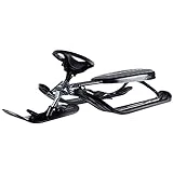 Stiga Unisex Jugend Color Pro Schlitten Snowracer Rennrodel, Grau, Einheitsgröße