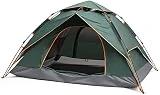 SayBe Draussen Camping 2-3 Personen wasserdicht Zelt Doppelschichtiges Pop Up Zelt