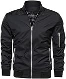 TACVASEN Bomberjacke Herren Winter Fliegerjacke Militär Übergangsjacke Männer Leicht Pilotenjacke...