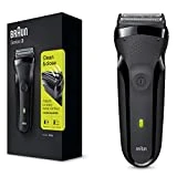 Braun Series 3 Rasierer Herren, Elektrorasierer mit 3 flexiblen Klingen, wiederaufladbarer und...