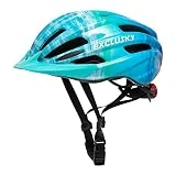 Exclusky Fahrradhelm Kinder Jungen 50-57CM Kinder Fahrradhelm mit Licht Kinder Fahrradhelm mit...
