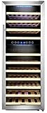 Kalamera Weinkühlschrank 2 Zonen für 73 Flaschen (bis zu 310 mm Höhe),200 Liter,Zwei...