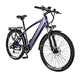 nakxus 27M204 E-Bike, Elektrofahrrad 27.5'' Trekkingrad E-Cityrad mit 36V 12,5Ah Lithium-Akku für...