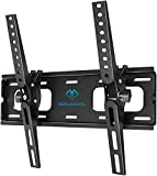 TV Wandhalterung Neigbare Halterung für 26-65 Zoll Flach&Curved Fernseher oder Monitor bis zu 60kg,...