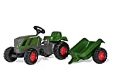 Rollykid 01/316/6 Toys rollyKid Fendt 516 Vario Trettraktor (mit Anhänger, Alter 2,5-5 Jahre,...
