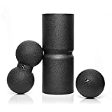 BODYMATE CARE Faszien Set bestehend aus Faszienrolle CARE 35x14cm Mittel-Hart mit umlaufender Rille...