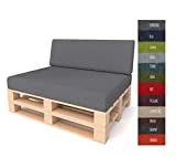 Pillows24 Palettenkissen 2-teiliges Set Palettenauflage Polster für Europaletten Hochwertige...