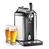 Klarstein Skal - universelle Bierzapfanlage mit integriertem Bierkühler, Kühlung auf 2-12 °C,...