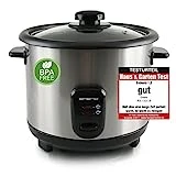 Emerio automatischer Eco Reiskocher, BPA frei, mit 1.5L Volumen, Warmhaltefunktion, Auto Off,...